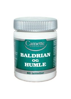 Camette Baldrian + Humle - 60 tabletter