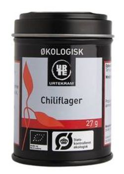 Chilliflager &Oslash;ko. (Urtekram) - 27 gram