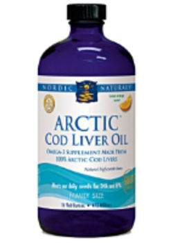 Nordic Naturals Torskelevertran m. appelsinsmag - 473 ml.