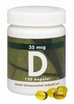 D-vitamin 35 mcg (DFI) - 120 kapsler