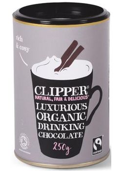 Clipper Varm Kakao pulver t. m&aelig;lk &Oslash;kologisk - 250 gram 