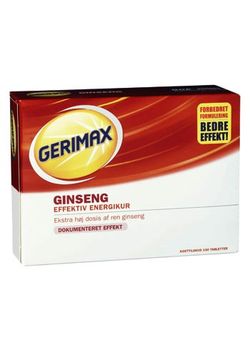 Gerimax Ginseng (r&oslash;d) - 150 tabletter