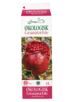 Granat&aelig;ble m/aronia &Oslash;kologisk - 1 liter