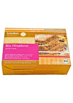 Hirsebr&oslash;d &Oslash;kologisk Glutenfrit - 250 gram