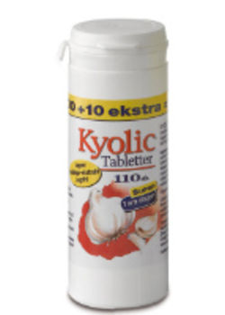 Kyolic 1 om dagen. 100 tabl. + 10 tabl. ekstra