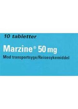 Marzine 50 mg. - 10 tabl.