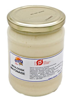 Mayonaise &oslash;kologisk (r&oslash;mer) - 550 ml.