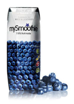 mySmoothie Vilde bl&aring;b&aelig;r - 250 ml.