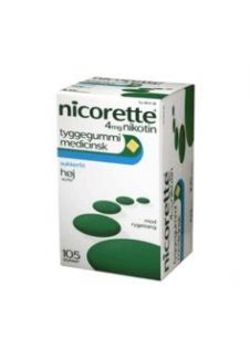 Nicorette medicinsk tyggegummi 4 mg. classic - 30 stk.