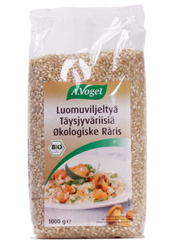 &Oslash;kologiske R&aring;ris fra A. Vogel - 1 kg.