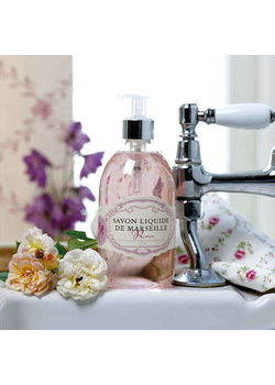 Savon Liquide De Marseilles Rose H&aring;nds&aelig;be - 500 ml.