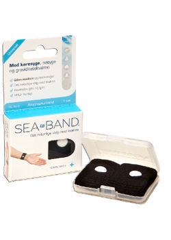 Seaband akupressurb&aring;nd (1 &aelig;ske med 2 stk)