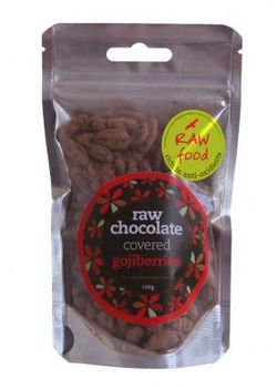 Goji m. r&aring; chokolade &Oslash;kologisk - 100 gram