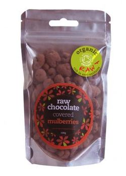 Morb&aelig;r med r&aring; chokolade &Oslash;kologisk - 100 gram