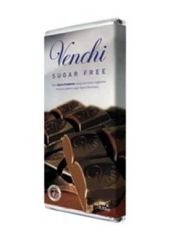 Venchi M&oslash;rk Chokolade Extra 75% - 100 gram