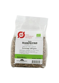 Hampefr&oslash; hele &Oslash;kologiske - 250 gram