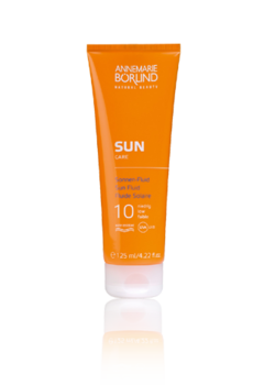 Anne Marie B&ouml;rlind: Sun Fluid spf 10 - 125 ml.