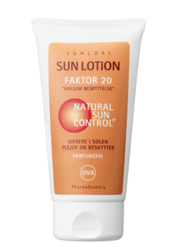 Juhldal Sunlotion faktor 20 - 150 ml.