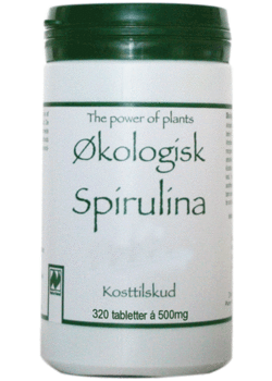 &Oslash;kologisk Spirulina (din sundhed) - 320 tabletter