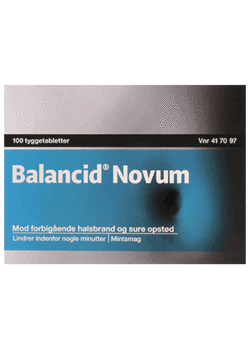 Balancid Novum - 100 tyggetabletter