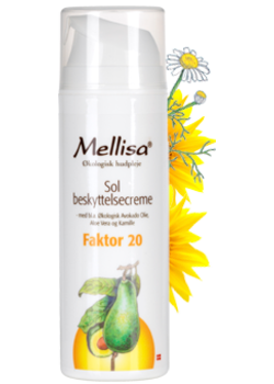 Mellisa Solcreme faktor 20 - 150 ml.