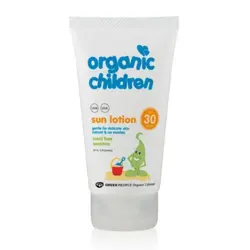 Green People Sun Lotion Børn No Scent SPF30 - 150 ml.