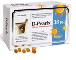 D-Pearls 38 mikrogram - 240 kapsler