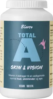 Biorto Total A Skin & Vision -  160 kapsler