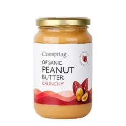 Peanut butter Crunchy Økologisk Clearspring - 350 gram