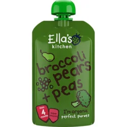 Babymos Ø broccoli, pære - 120 gram
