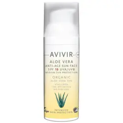 Avivir Aloe Vera Anti-Age Sun Ansigt SPF 15 - 50 ml. (Holdbahed 09-2023)