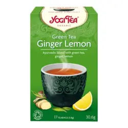Yogi Green Tea Ginger Lemon Øko. - 17 breve