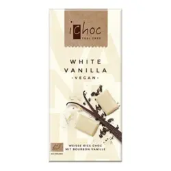 Ichoc white vanilla Økologisk - 80 gram
