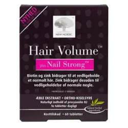 Hair Volume + Nails strong - 60 tabletter