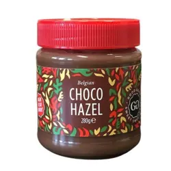 Choko hasselnøddecreme stevia - 280 gram