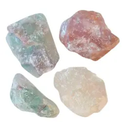 Regnbue fluorit krystal (rå) - 600 gram