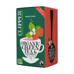 Grøn Te m. Jordbær Ø Clipper - 20 breve