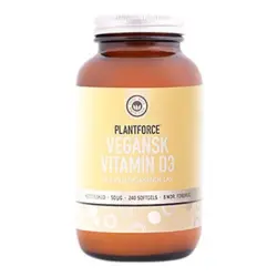 Vitamin D Plantforce - 120 kapsler