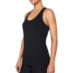 Sports tank top Dame sort str. S