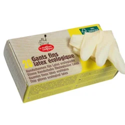 Tynde latex handsker i str. M FSC - 1 pk.