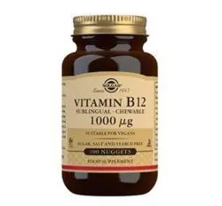 Solgar B12 vitamin 1000 ug - 100 tabletter (U)