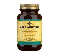 Solgar Male Multiple multivitamin til mænd - 60 tab.
