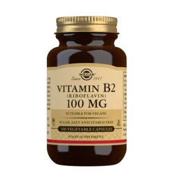 Solgar B2 vitamin 100 mg Riboflavin - 100 kapsler