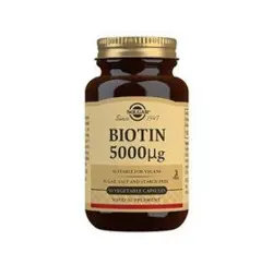 Solgar Biotin 5000 ug - 50 kapsler (U)