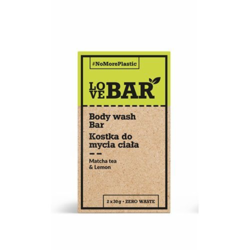 LoveBar Bodywash Bar m. Matcha te & Mandarin olie - 60 g.