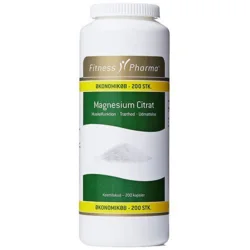 MagnesiumCitrat Fitness Pharma - 200 kapsler