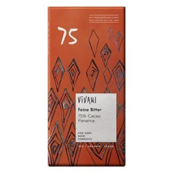 Vivani Panama chokolade mørk Ø 75% - 80 g.