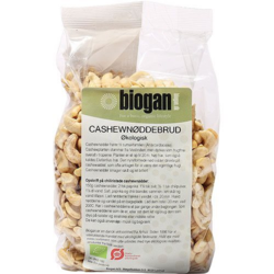 Biogan Cashewnødder i brud Ø - 500 g.
