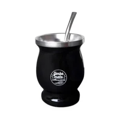 Yerba Mate krus 230 ml m. bombilla sugerør - 1 stk