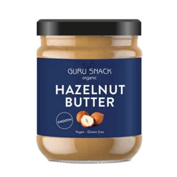 Hazsselnøddesmør Smooth Ø - Guru Snack 250 gram
